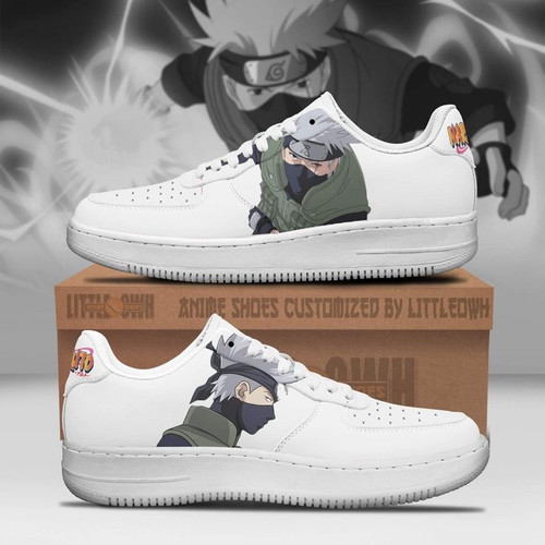 کتونی نایک ایرفورس کاستوم طرح انیمه ناروتو کاکاشی