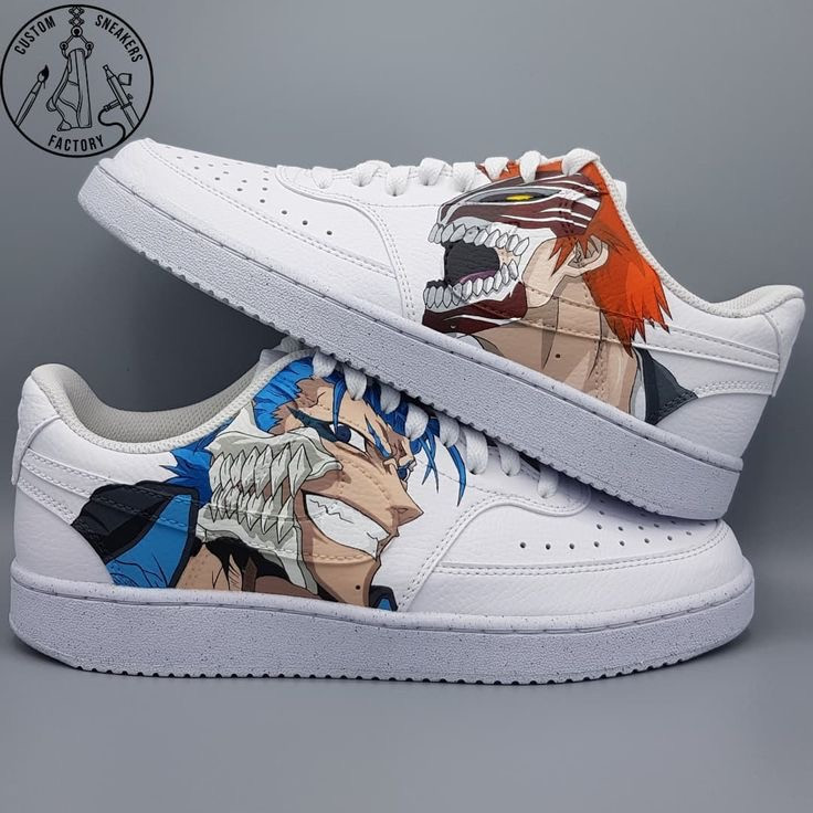 کتونی نایک ایرفورس کاستوم طرح انیمه بلیچ